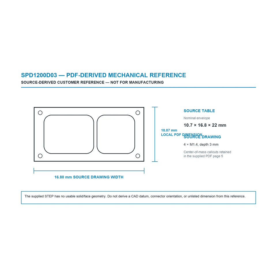 SPD1200D03 product view