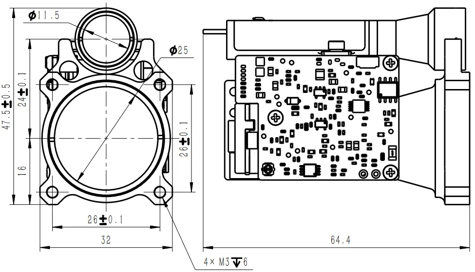 LRF0612C OUTLINE DIMENSION(mm) source drawing 1