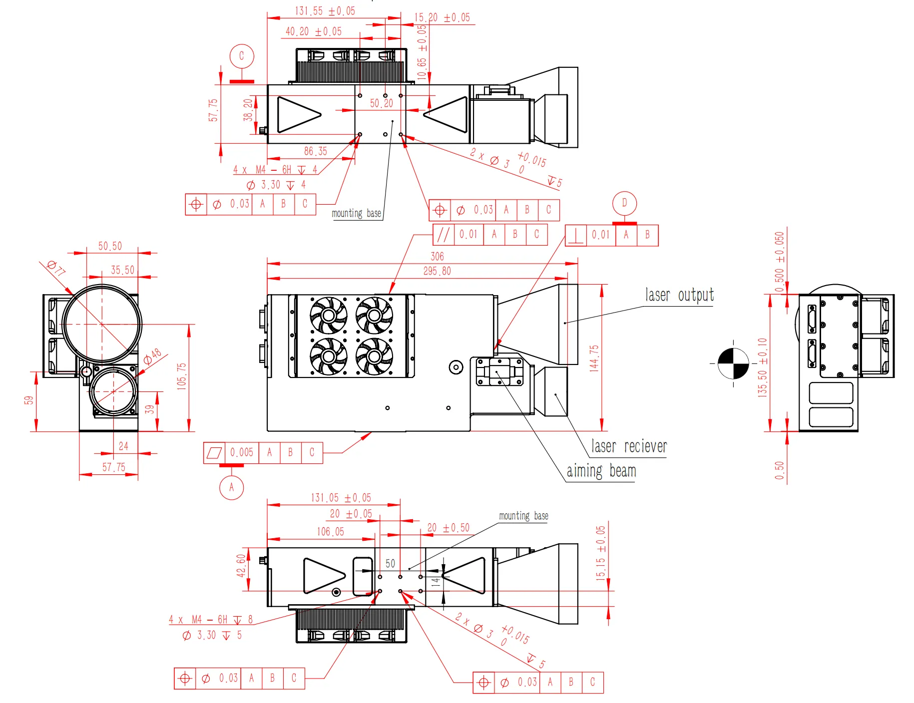 LR160 1064 nm Product Documentation product technical image