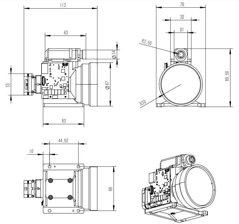 LRF1831C OUTLINE DIMENSION(mm) source drawing 1