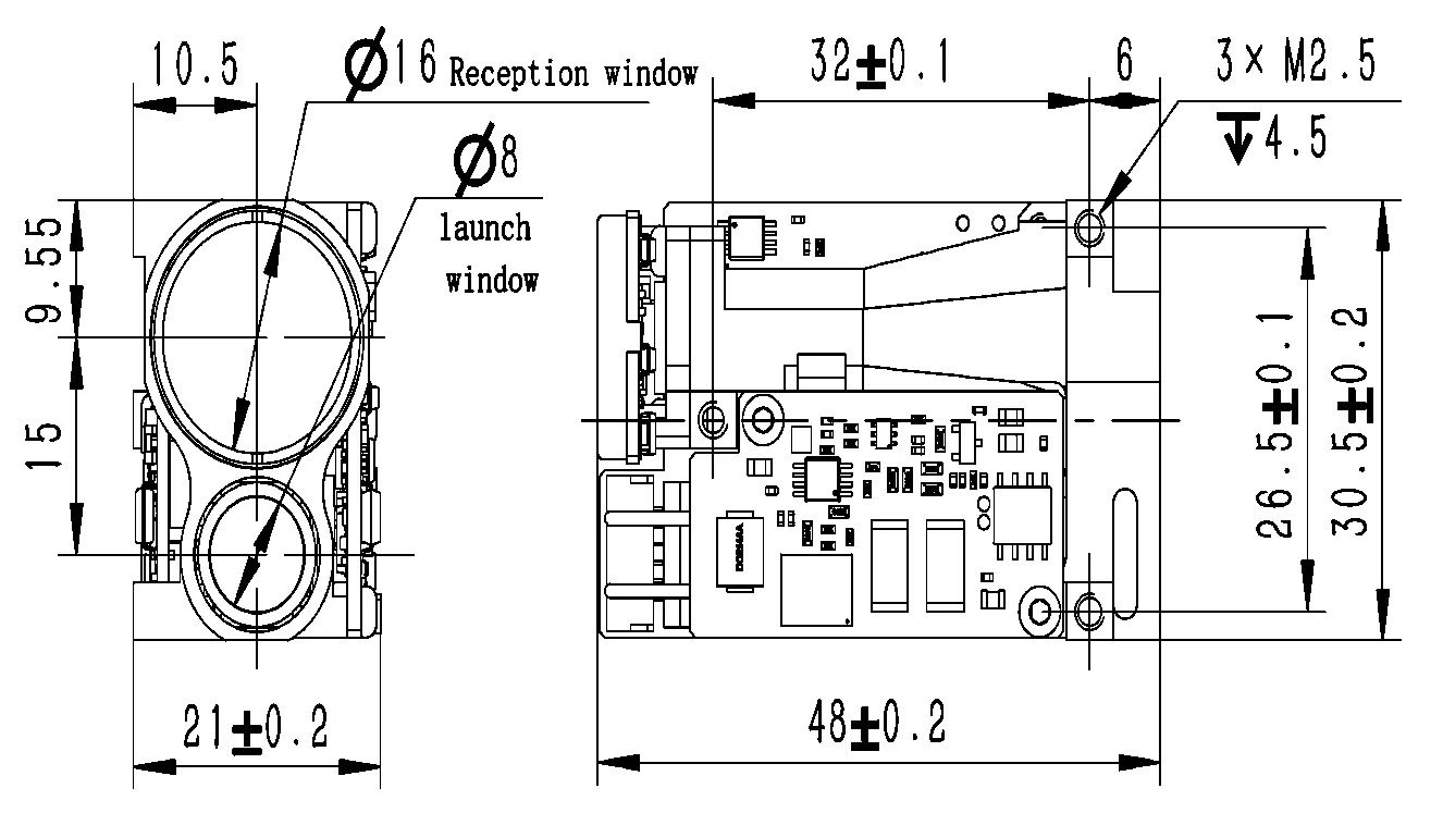 LRF0405C Mechanical and Environmental source drawing 1
