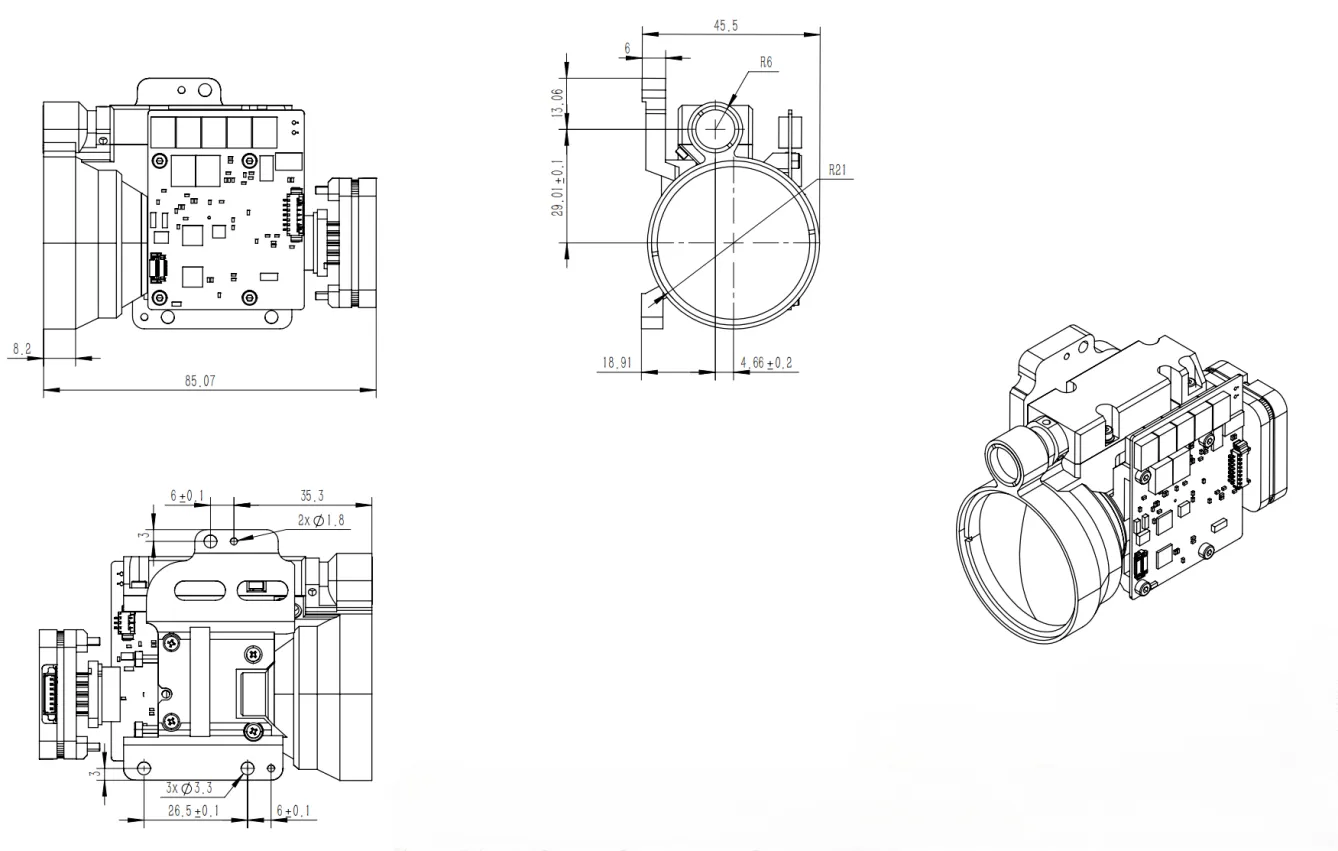 LRF0815C Mechanical and Environmental source drawing 1