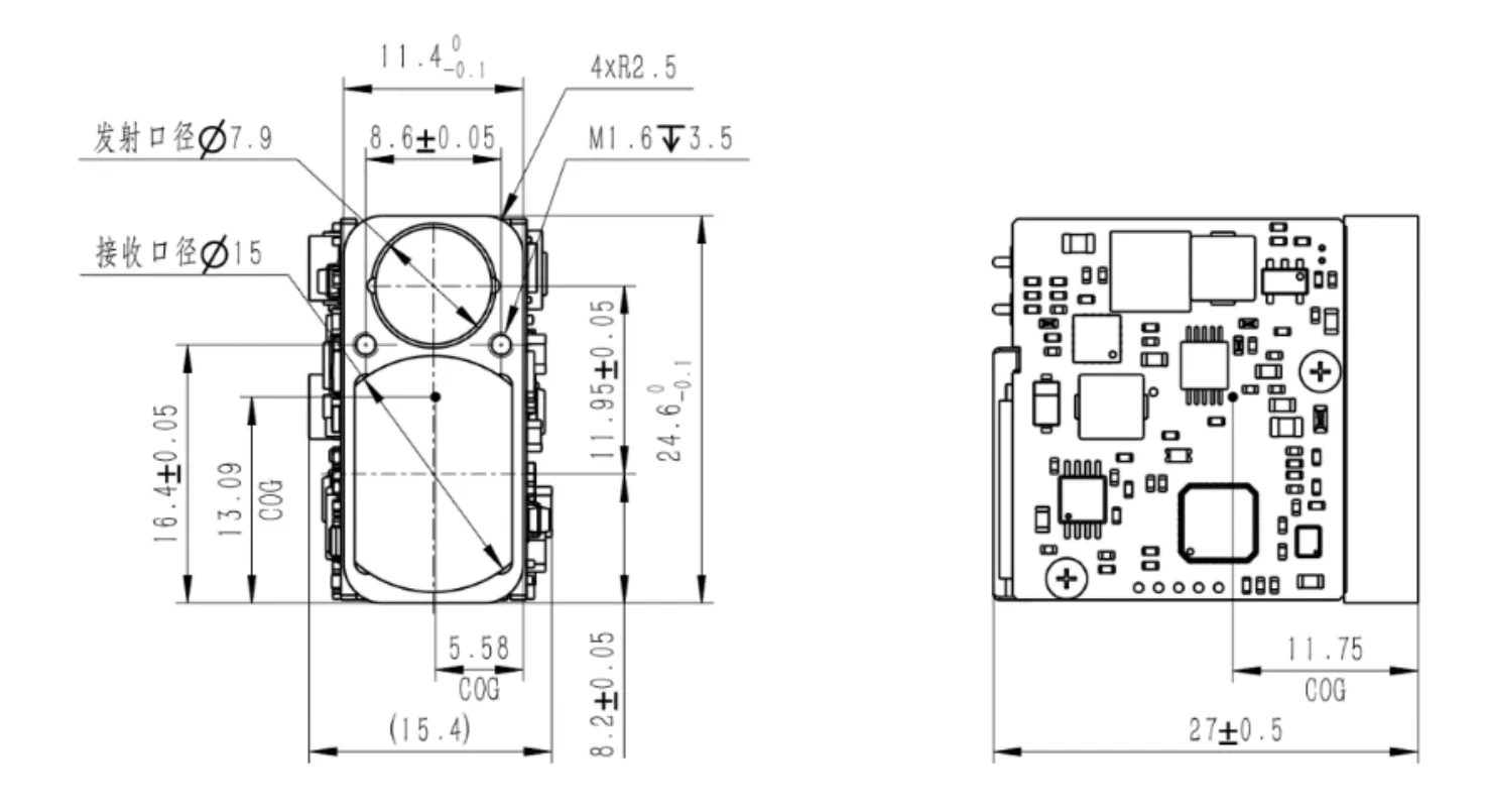 LRF0305C OUTLINE DIMENSION(mm) source drawing 1