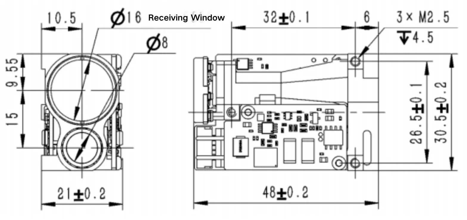 LRF0310C OUTLINE DIMENSION(mm) source drawing 1